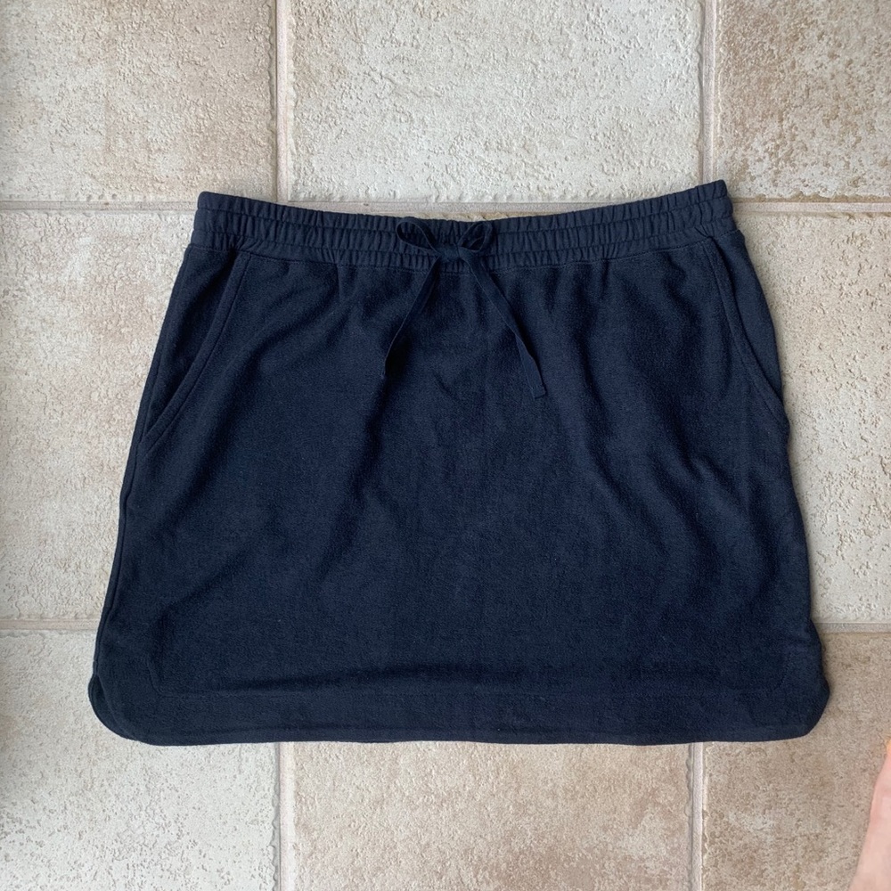 LOFT Drawstring Mini Sweat Skirt - NWT